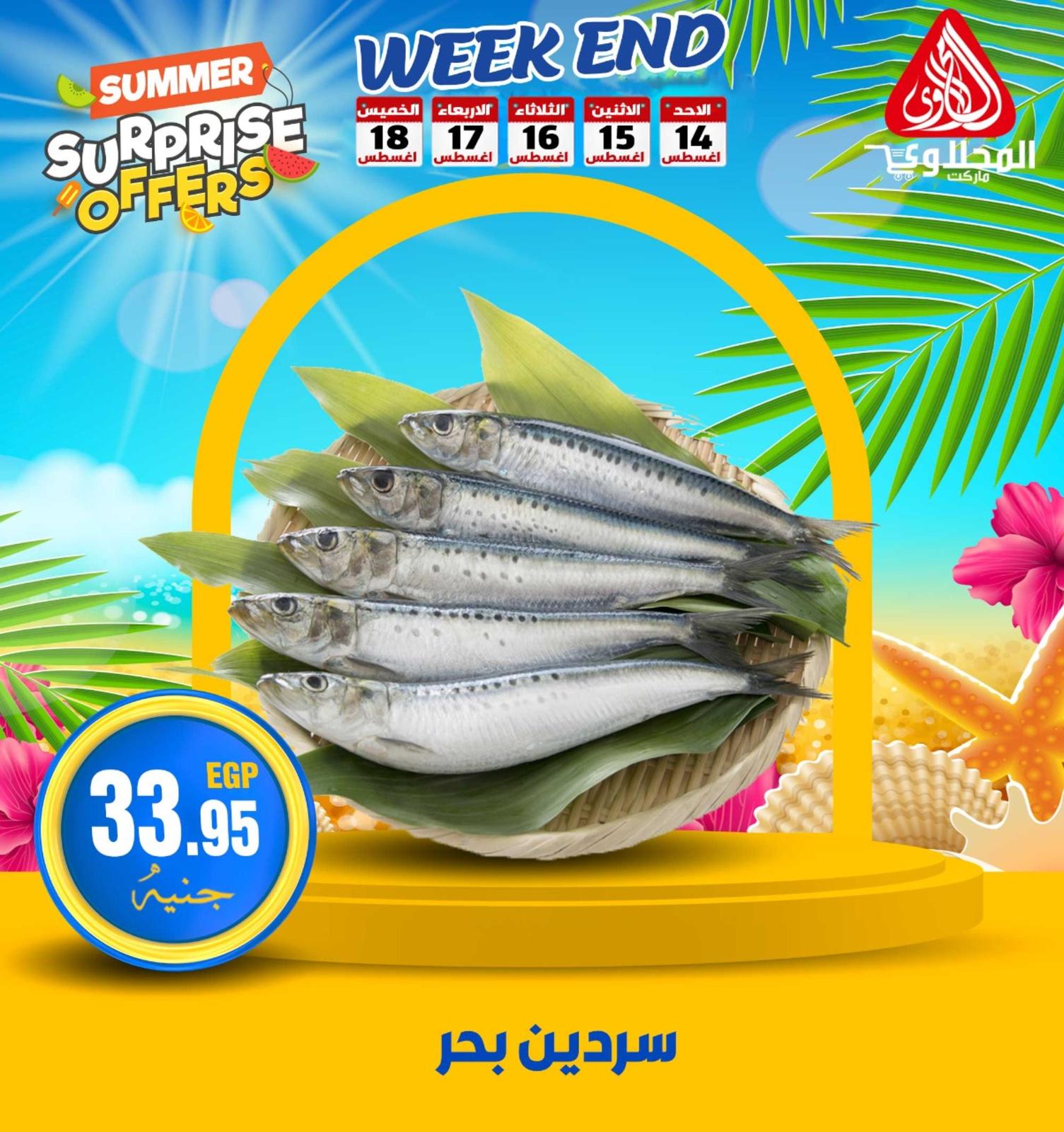 عرض المحلاوى ماركت من 14 حتى 18 أغسطس 2022 عروض الصيف