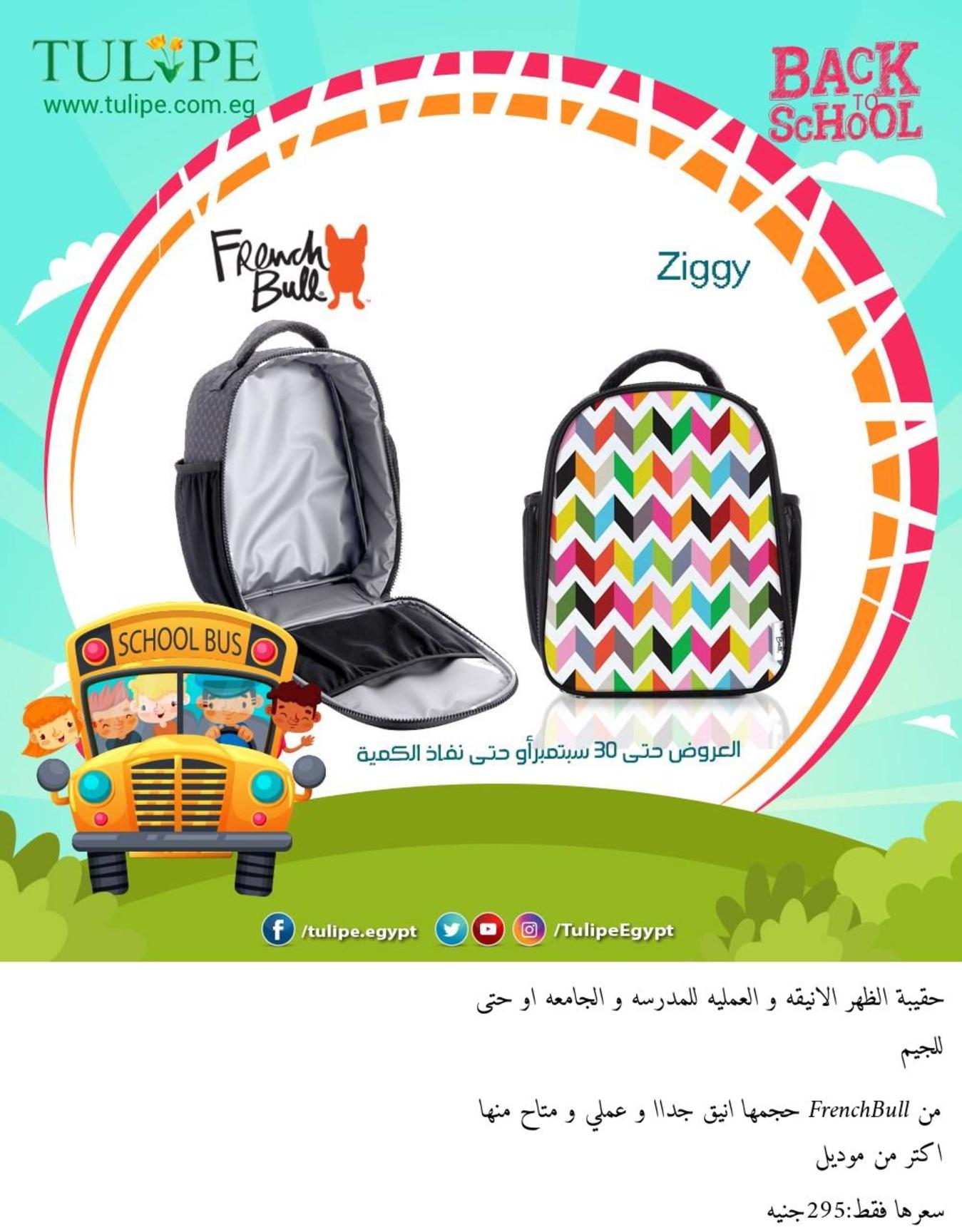 عروض تيوليب مصر من 24 أغسطس حتى 30 سبتمبر العودة للمدرسة 