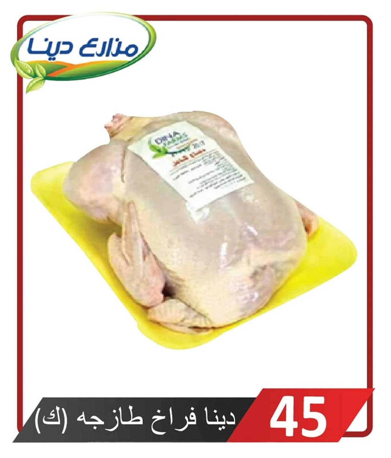 أسعار منتجات مزارع دينا الصحراوى من 18-7-2019