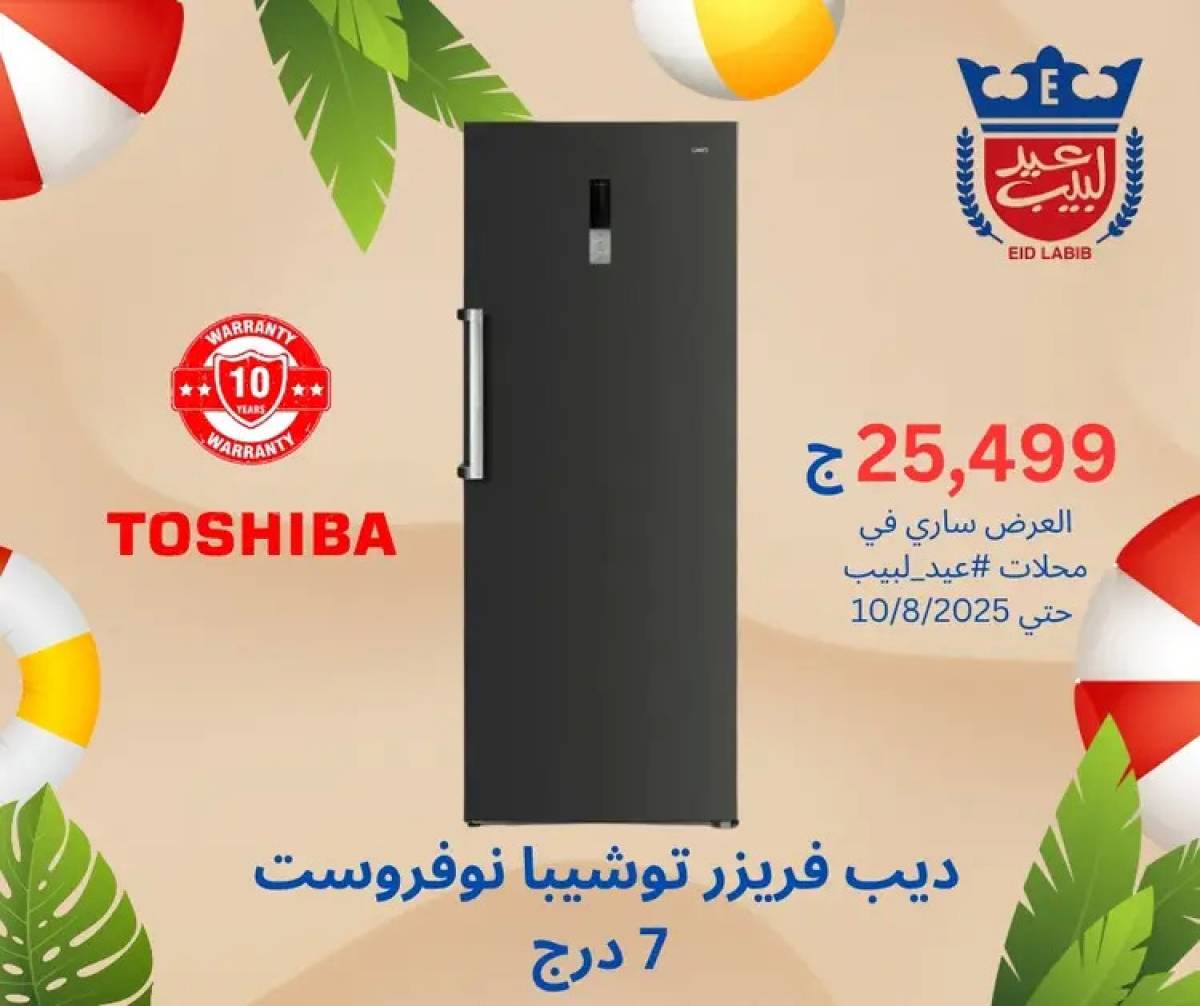 عروض محلات عيد لبيب من 4 حتى 15 أغسطس 2025 أجهزة منزلية