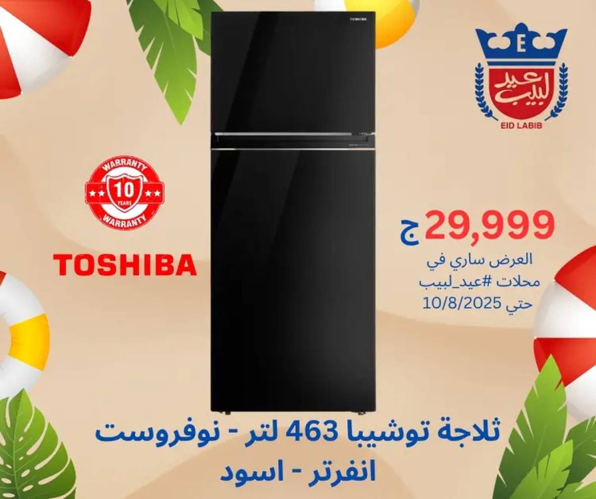 عروض محلات عيد لبيب من 4 حتى 15 أغسطس 2025 أجهزة منزلية