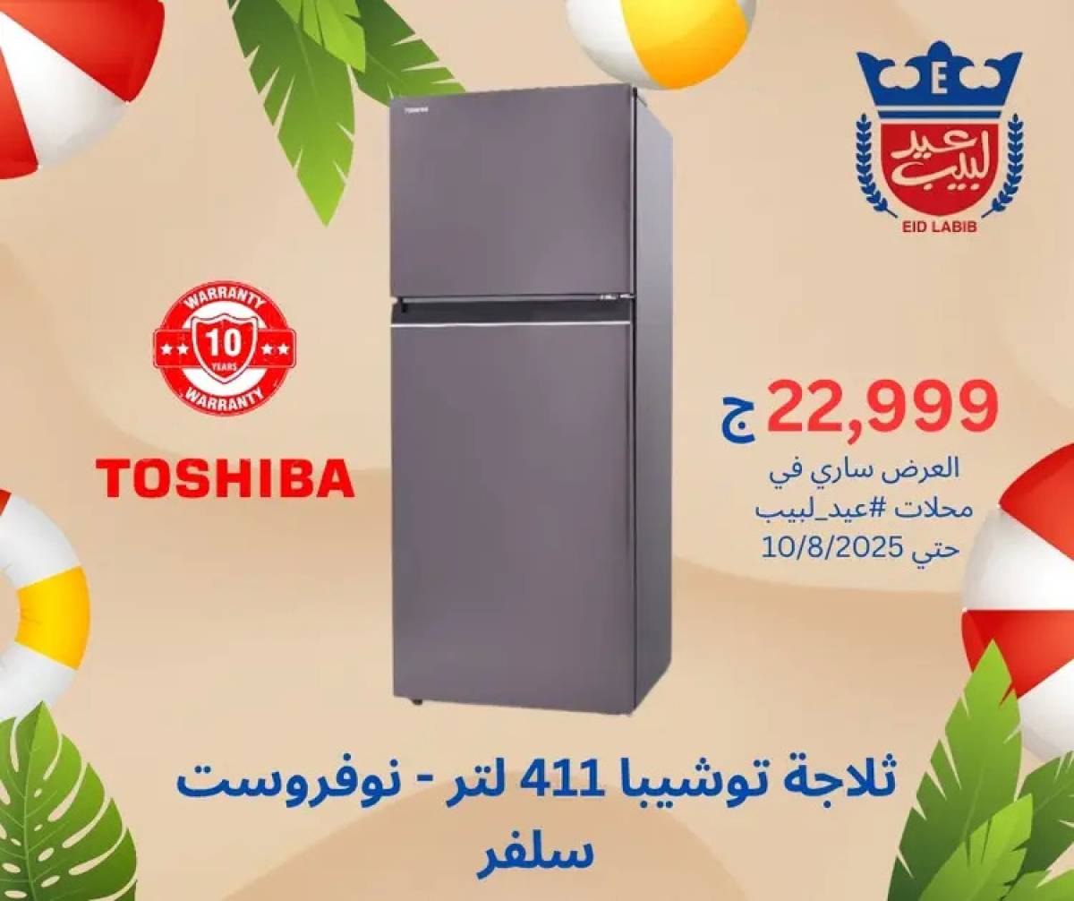 عروض محلات عيد لبيب من 4 حتى 15 أغسطس 2025 أجهزة منزلية