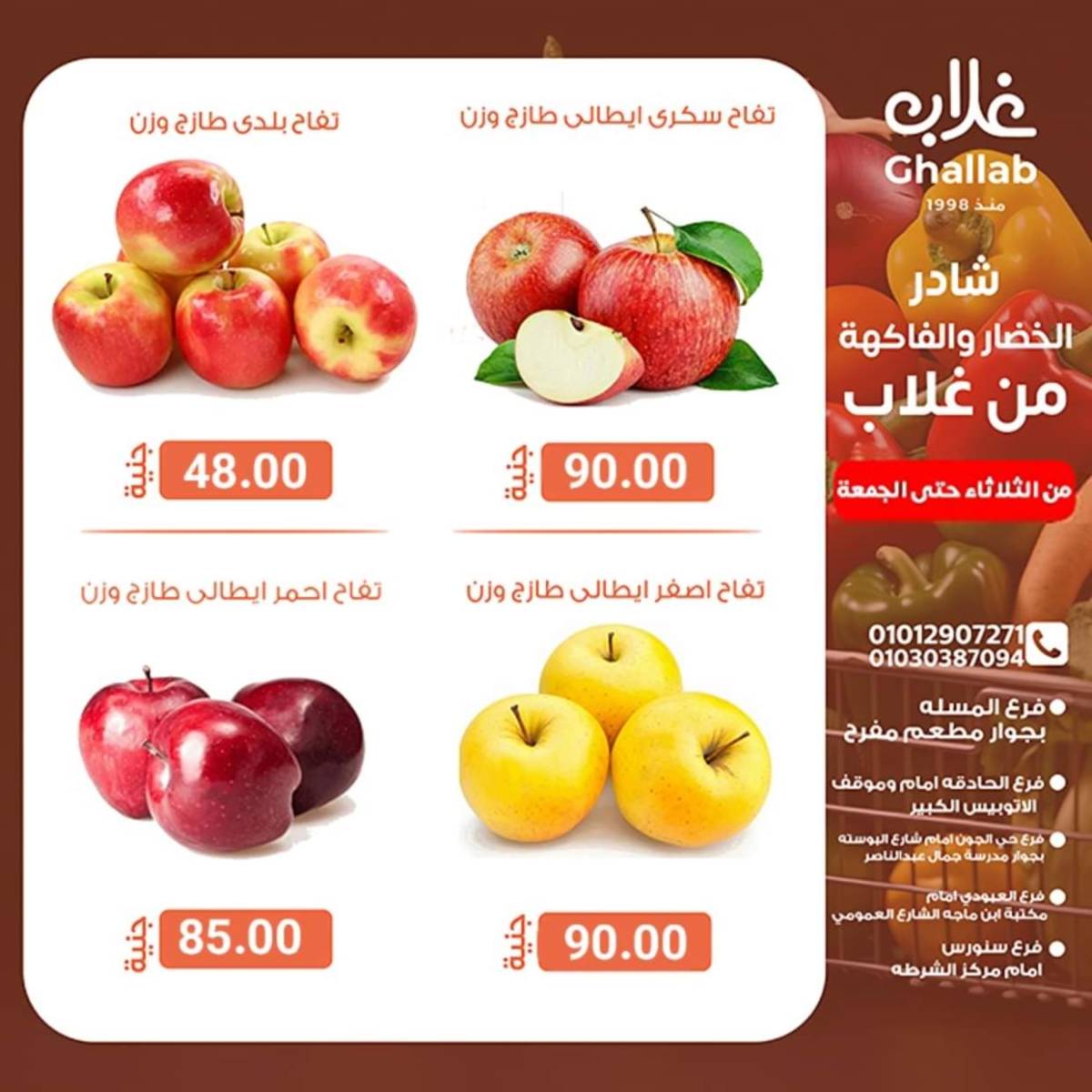 عروض أسواق غلاب الفيوم حتى 8 أغسطس 2025 عروض الفريش