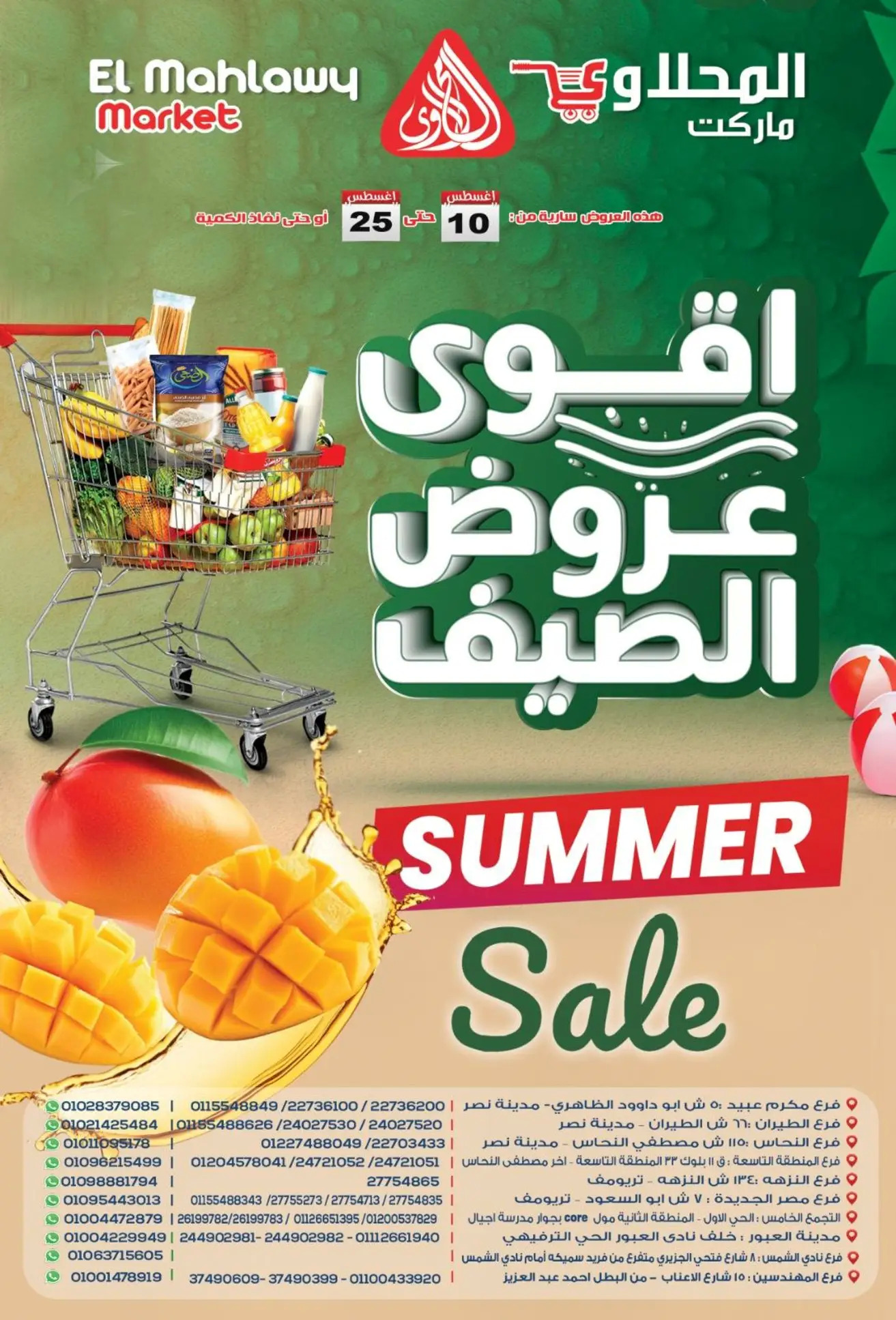 عروض المحلاوى ماركت من 10 حتى 25 أغسطس 2025 اقوى عروض الصيف