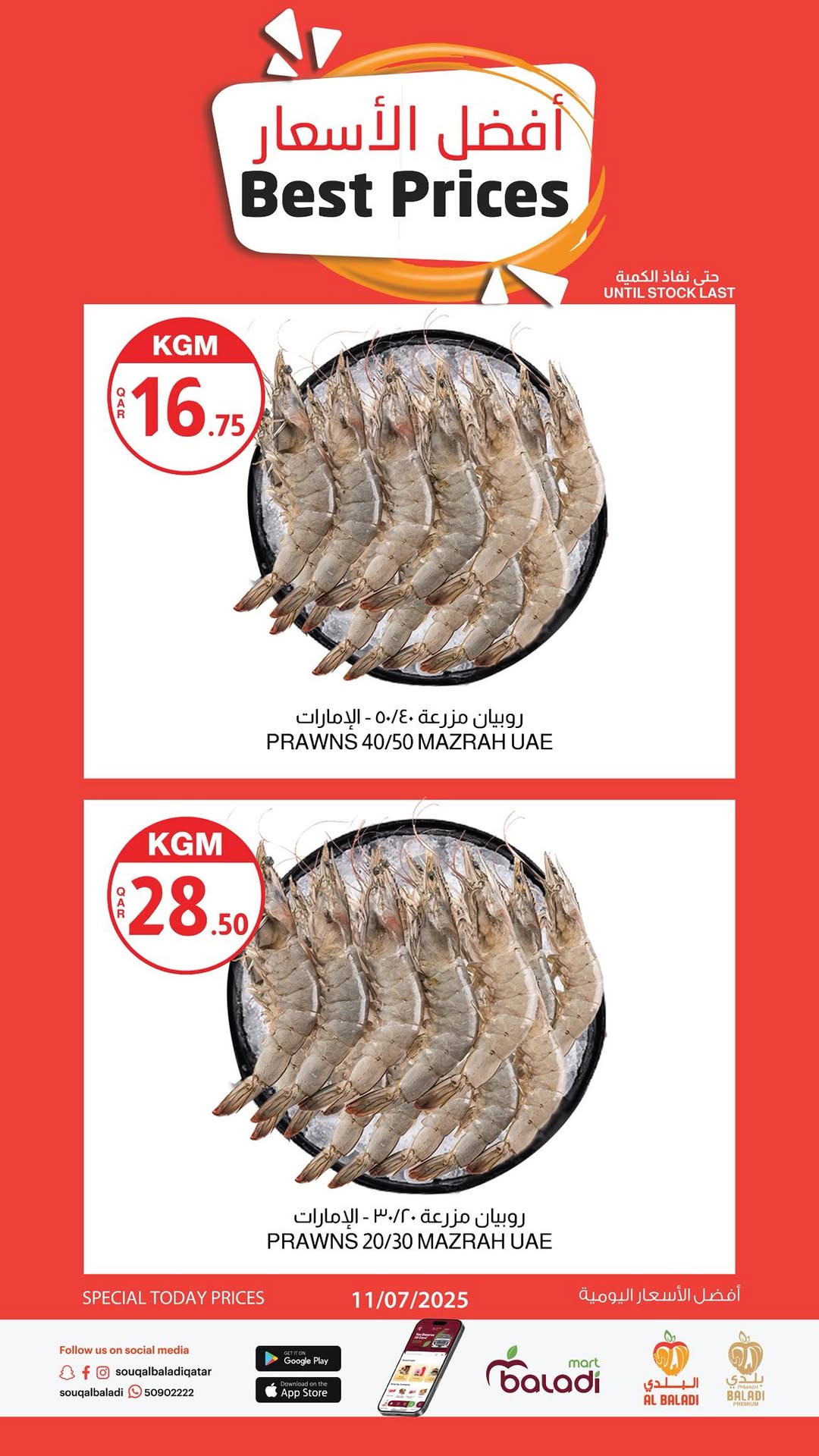 عروض السوق البلدي قطر الاثنين 11 أغسطس 2025 أفضل الأسعار
