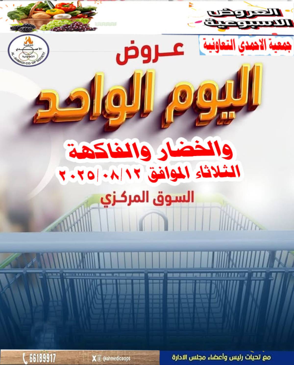 عروض جمعية الأحمدى اليوم الثلاثاء 12 أغسطس 2025 مهرجان اليوم الواحد