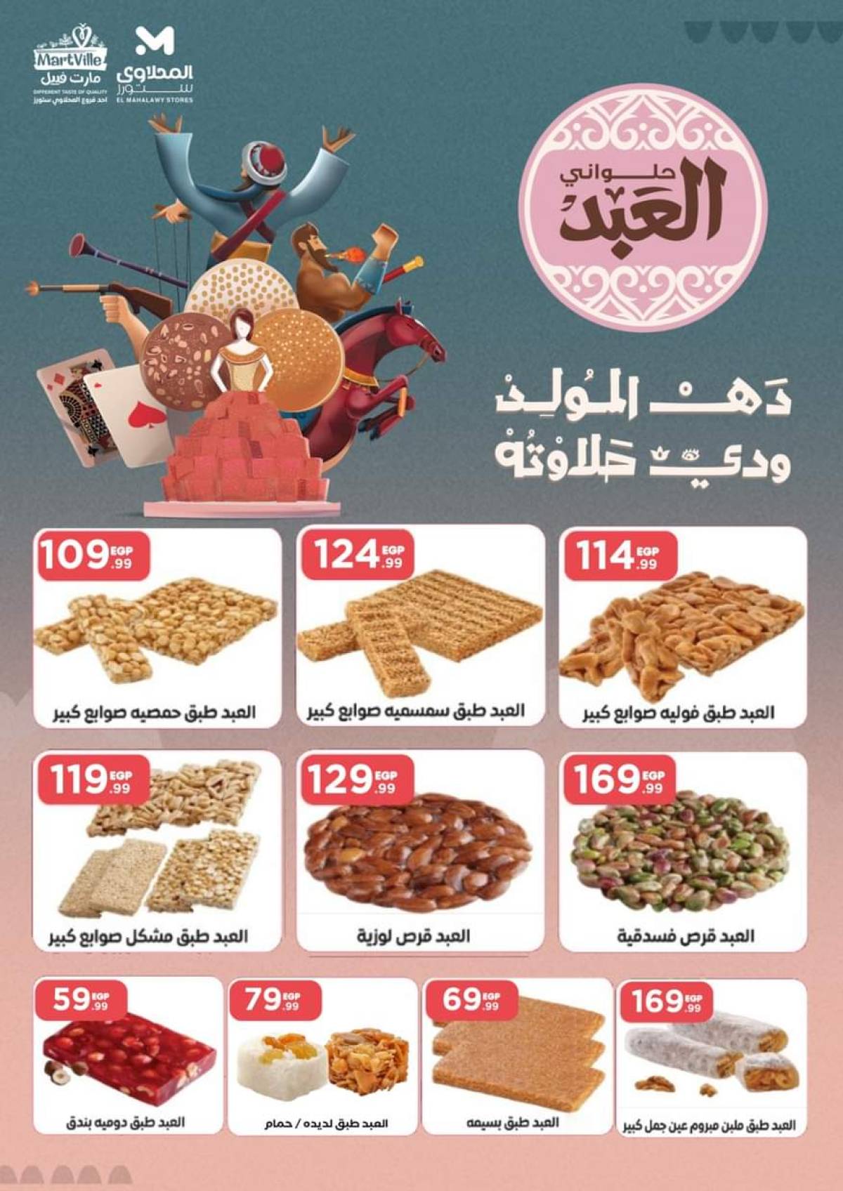 عروض المحلاوى ستورز ومارت فييل من 14 حتى 20 أغسطس 2025 عروض التوفير