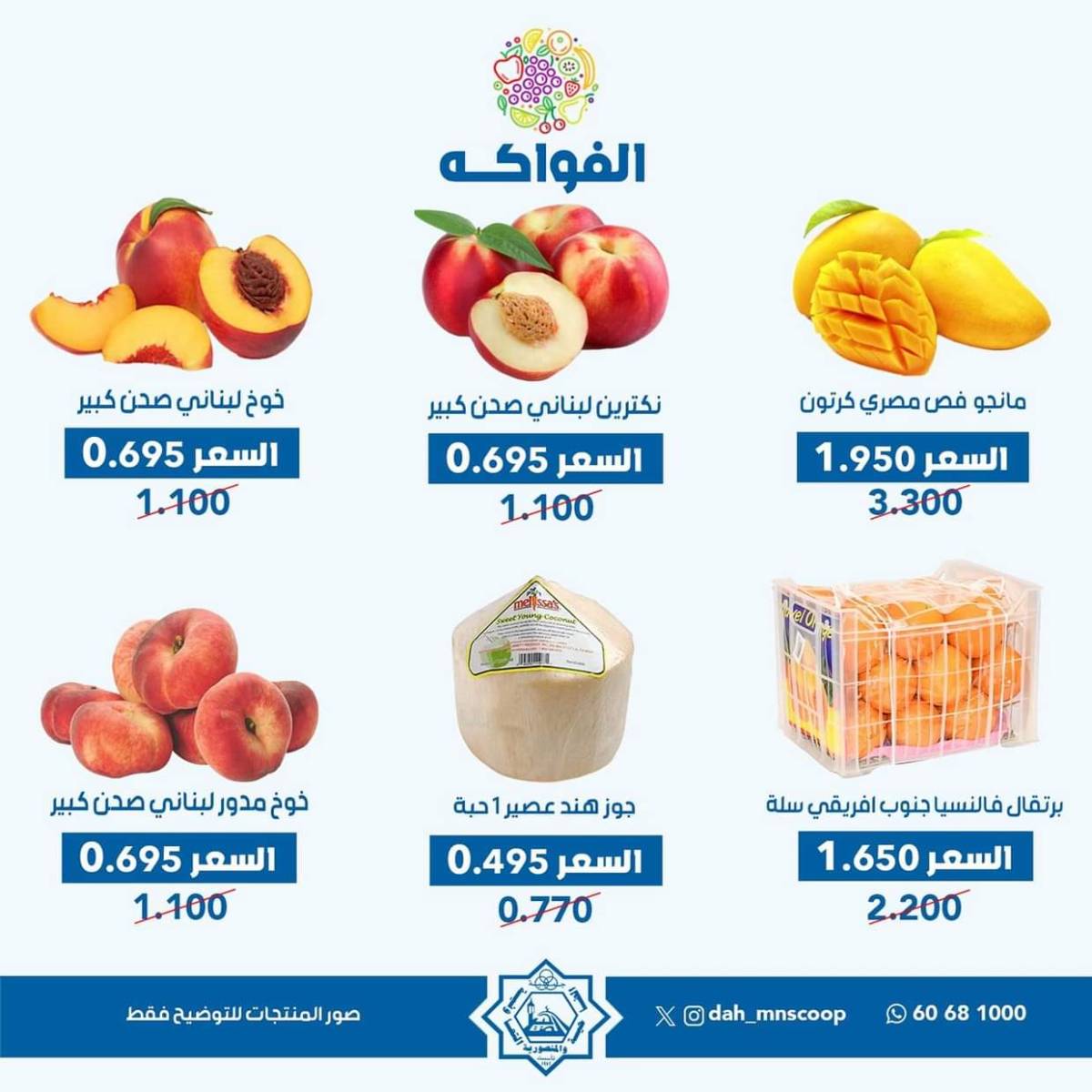 عروض جمعية الضاحية والمنصورية الأحد 17 أغسطس 2025 خضار وفاكهه