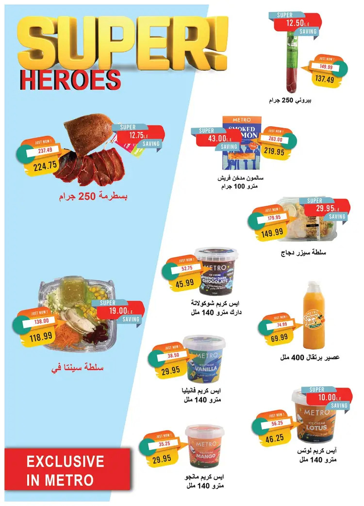 عروض مترو ماركت من 16 حتى 31 أغسطس 2025 العودة إلى المدرسة