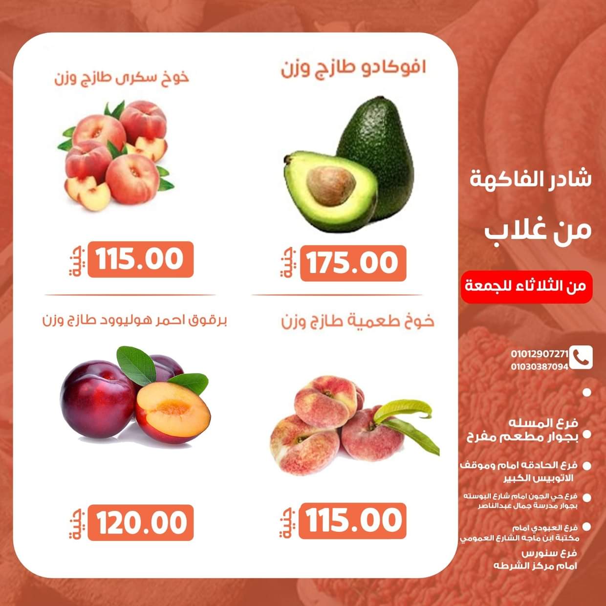 عروض أسواق غلاب الفيوم حتى 22 أغسطس 2025 عروض الفريش
