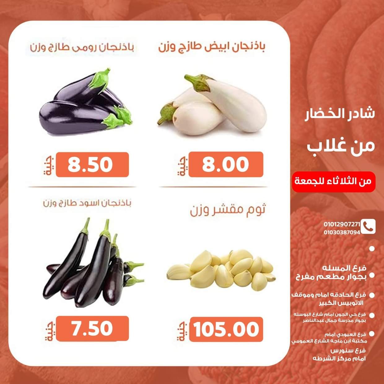 عروض أسواق غلاب الفيوم حتى 22 أغسطس 2025 عروض الفريش