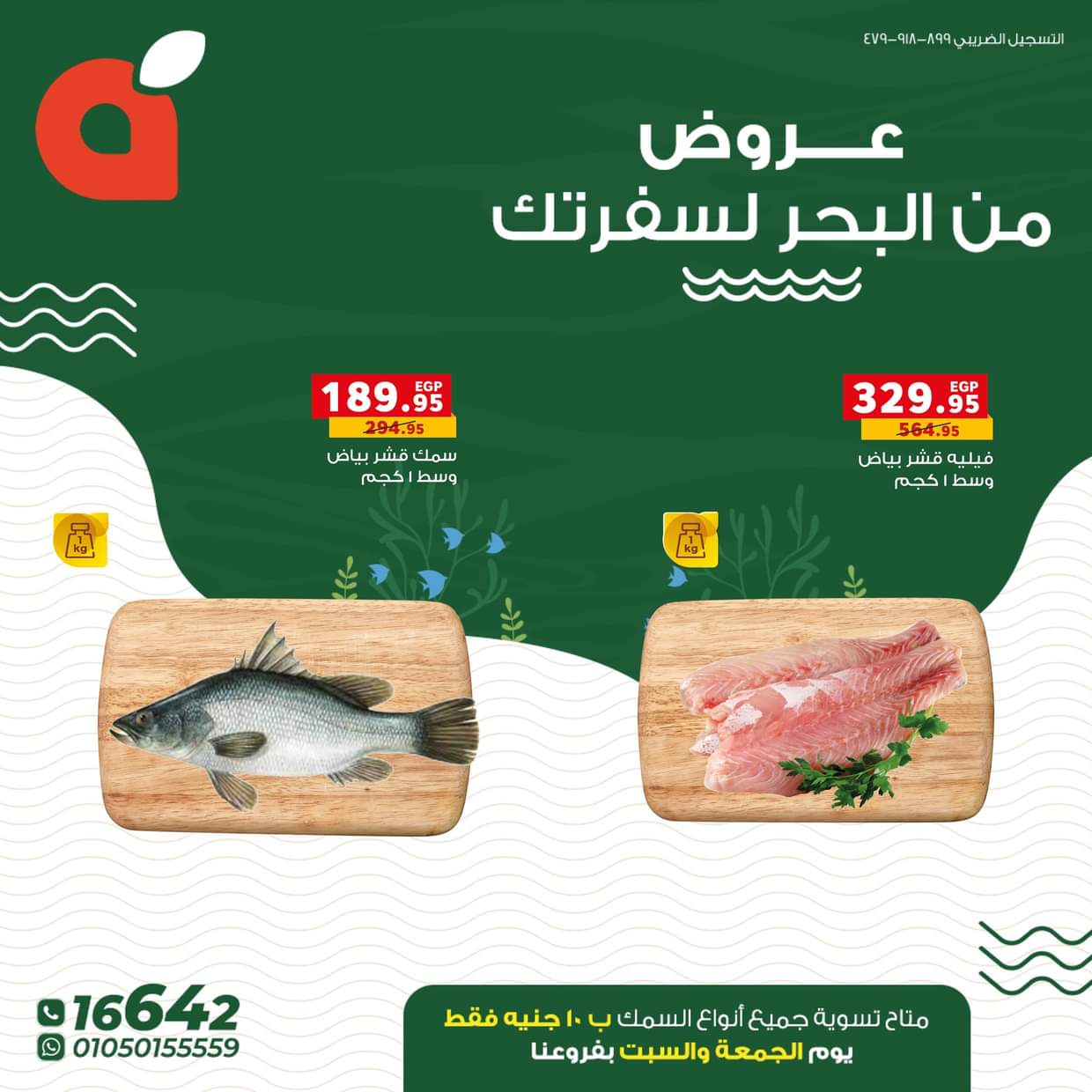 عروض بنده مصر من 21 حتى 31 أغسطس 2025 عروض الأسماك