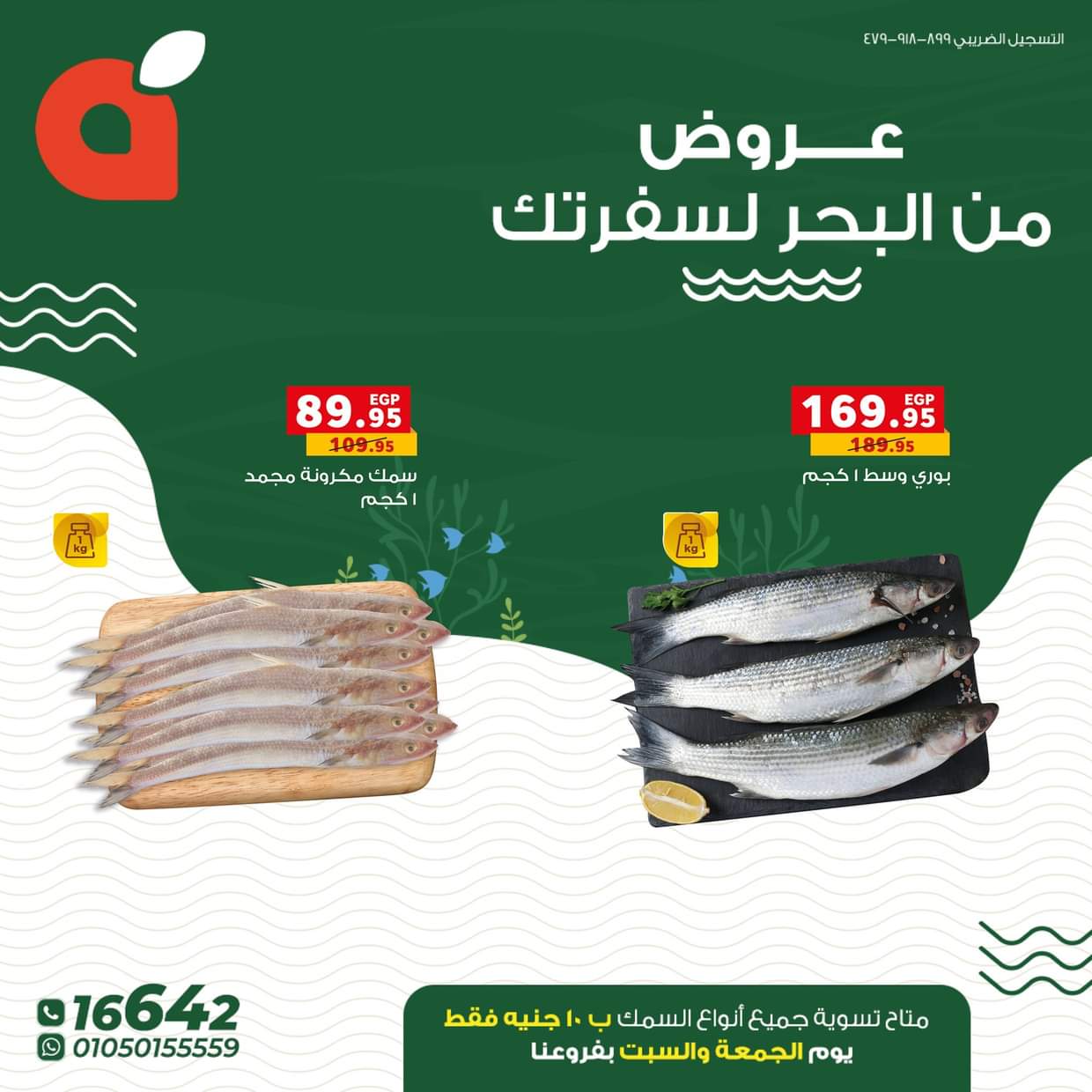 عروض بنده مصر من 21 حتى 31 أغسطس 2025 عروض الأسماك