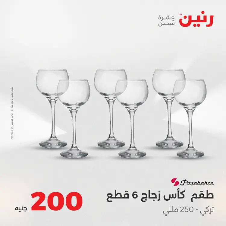 عروض رنين يوم الأحد 24 أغسطس 2025 عرض 200 جنيه الأدوات المنزلية
