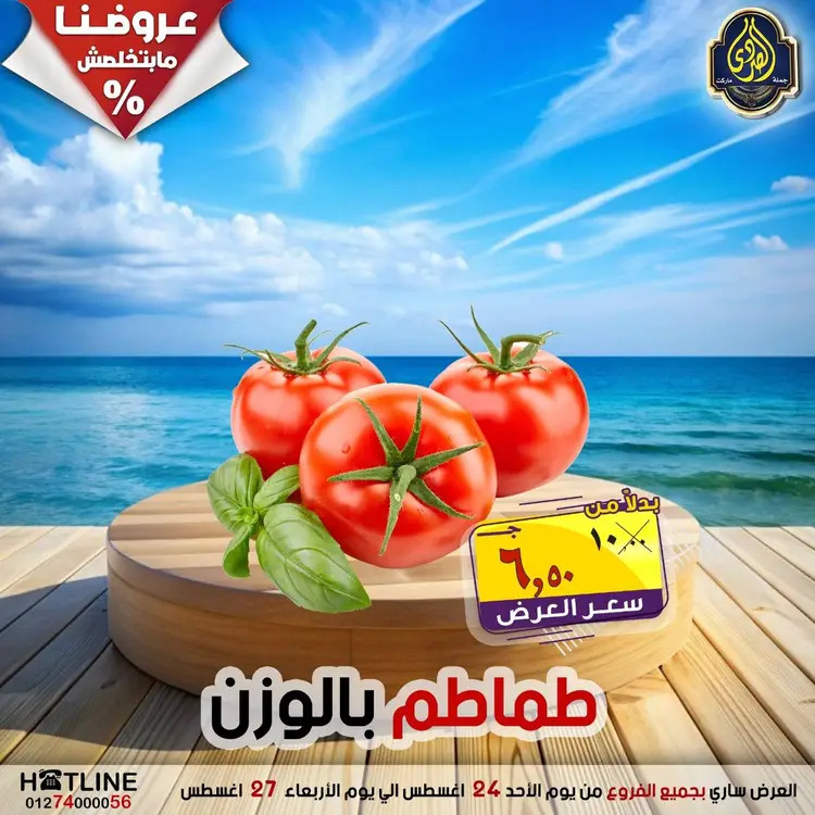 عروض الصردى جملة ماركت  الأحد 24 أغسطس 2025 عروض اليوم الواحد