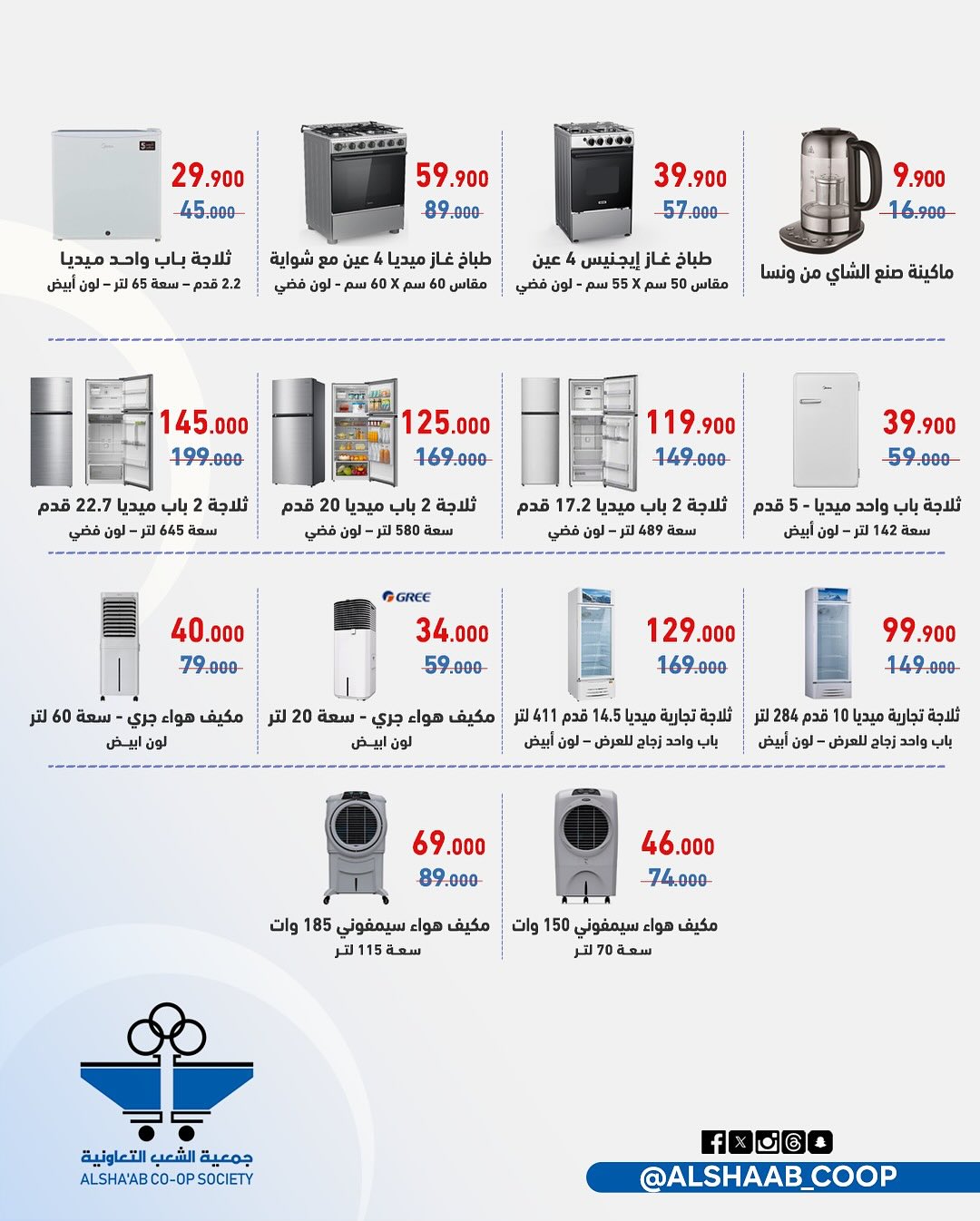 عروض جمعية الشعب الكويت من 21 حتى 31 أغسطس 2025 لوازم العائلة