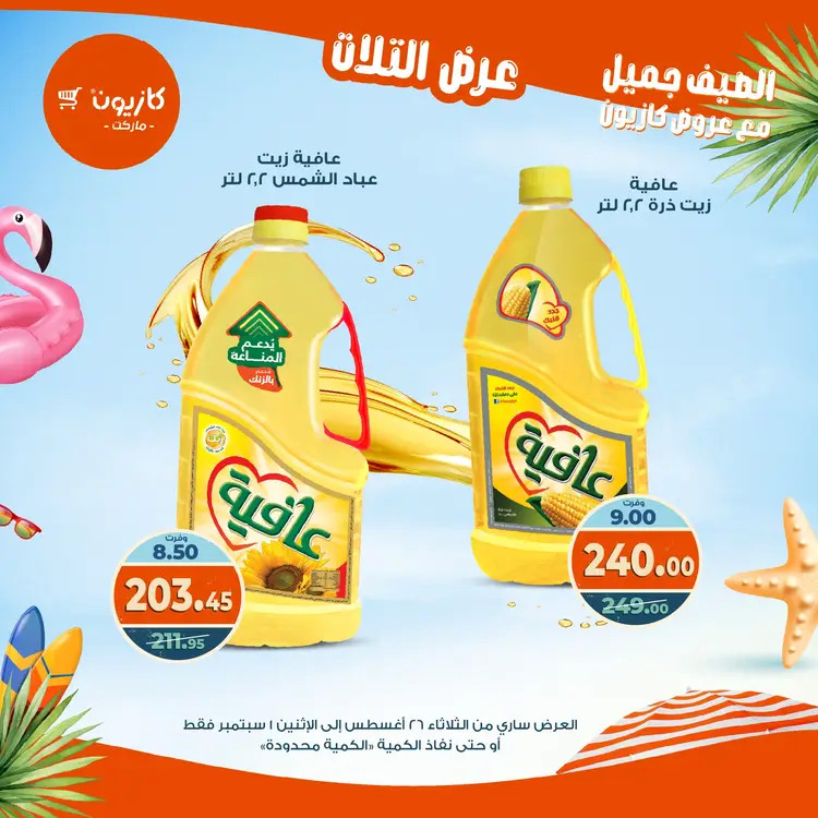 مجلة عروض كازيون حتى 1 سبتمبر 2025 عروض الصيف