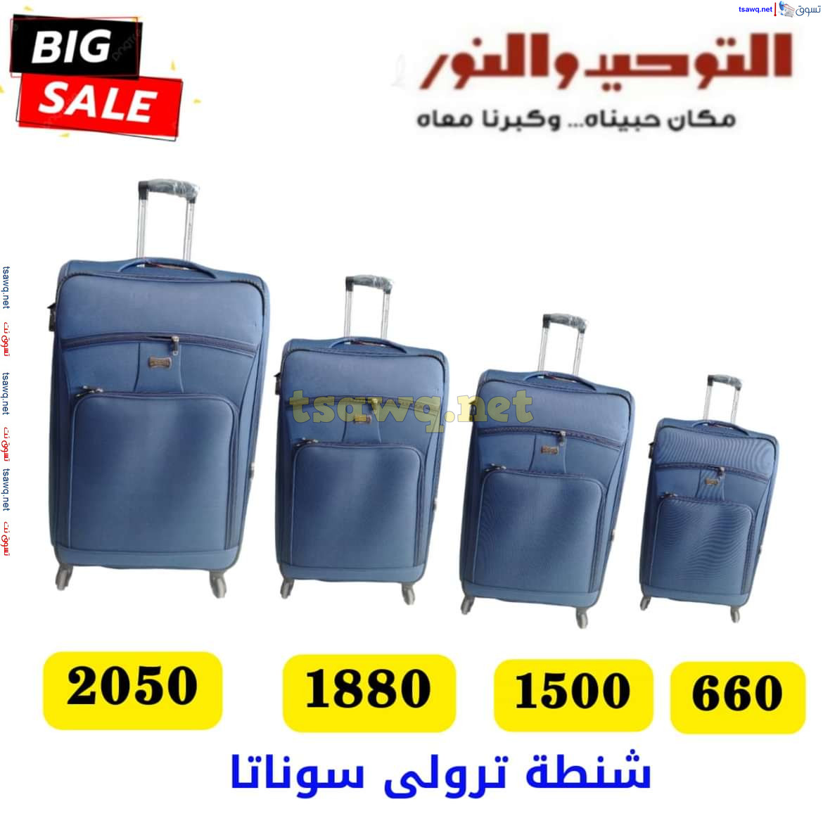 عروض التوحيد والنور من 13 يوليو 2024 عروض شنط السفر