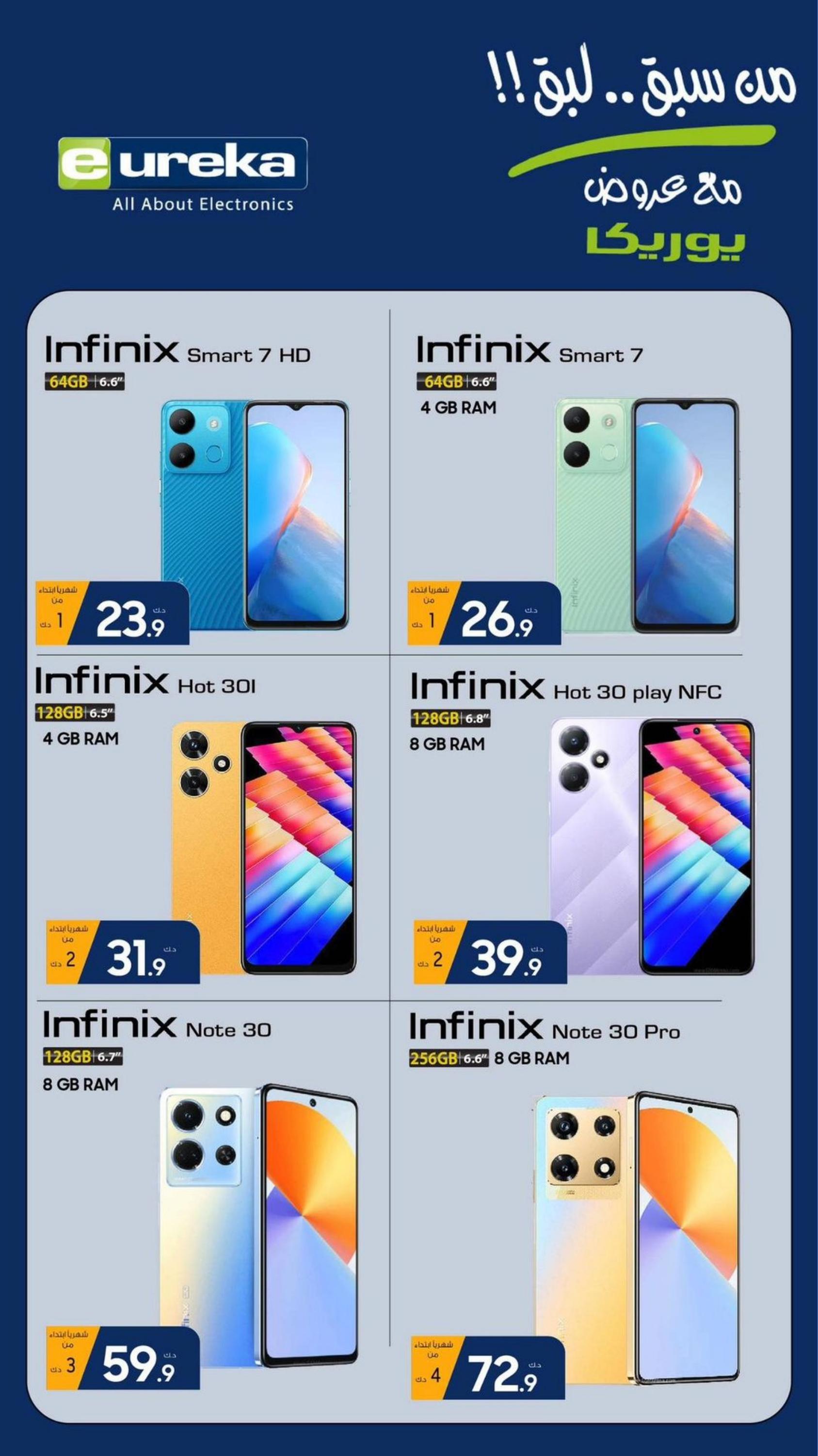 عروض يوريكا الكويت الإثنين 12 يونيو 2023 الموبيل الكاميرا الأجهزة