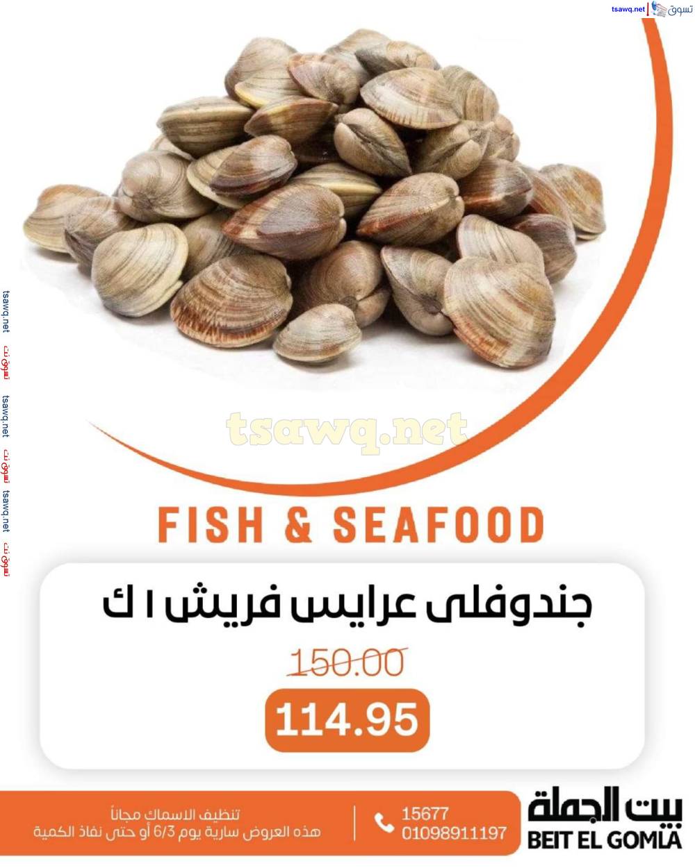 عروض بيت الجملة اليوم الثلاثاء 3 يونيو 2025 عروض الأسماك