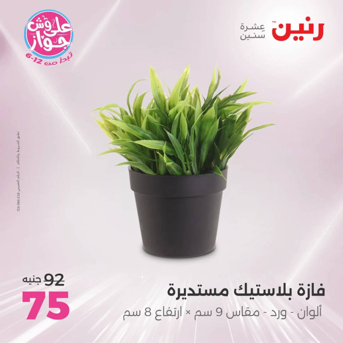 عروض رنين الثلاثاء و الاربعاء 17-18 يونيو 2025 التحف والهدايا