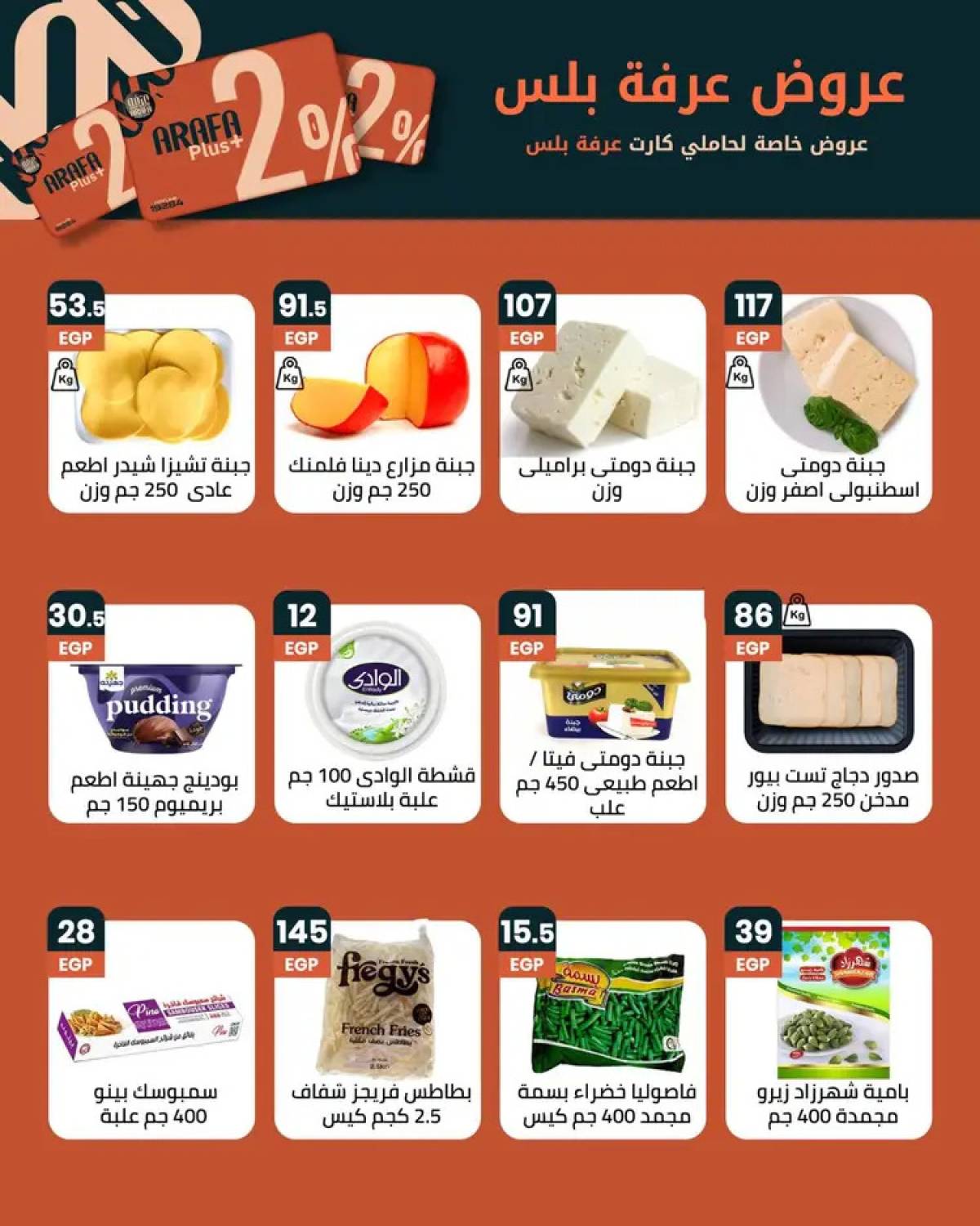 عروض عرفة ماركت الفيوم  من 26 يونيو حتى 12 يوليو 2025 عروض الصيف