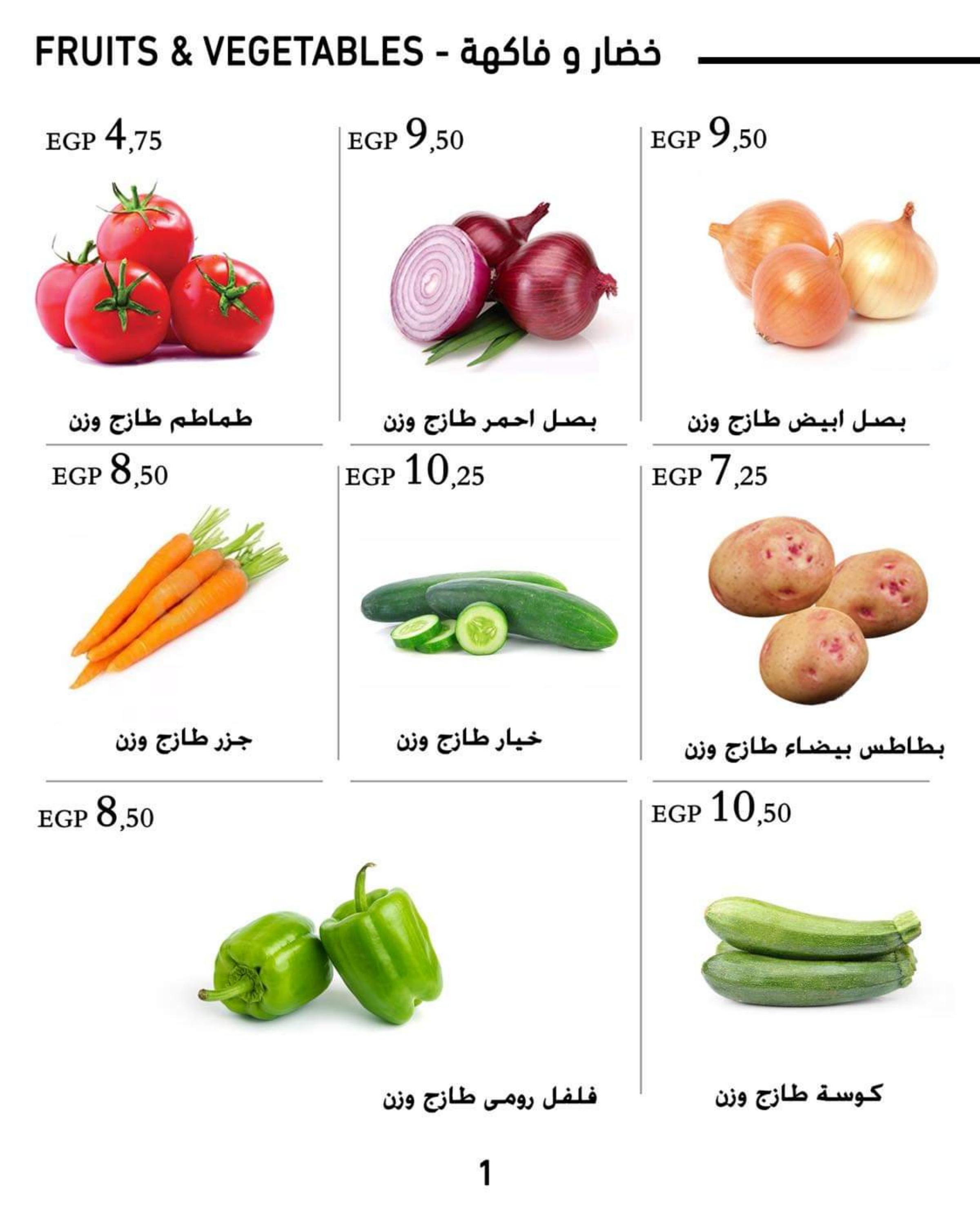 عروض عرفة ماركت الفيوم الثلاثاء 30 مايو 2023 خضروات وفاكهة