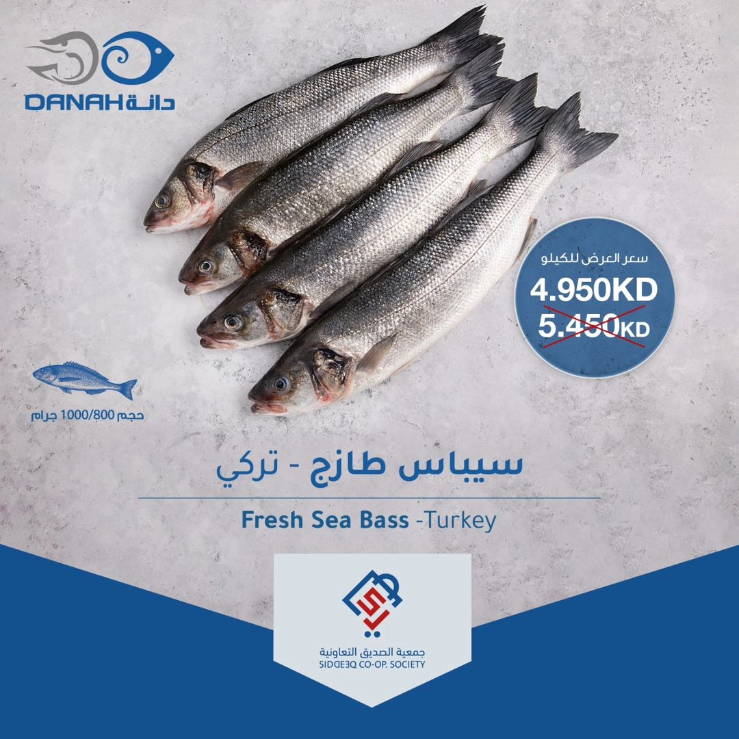 عروض جمعية الصديق التعاونية من 21 مايو 2024 عروض الأسماك