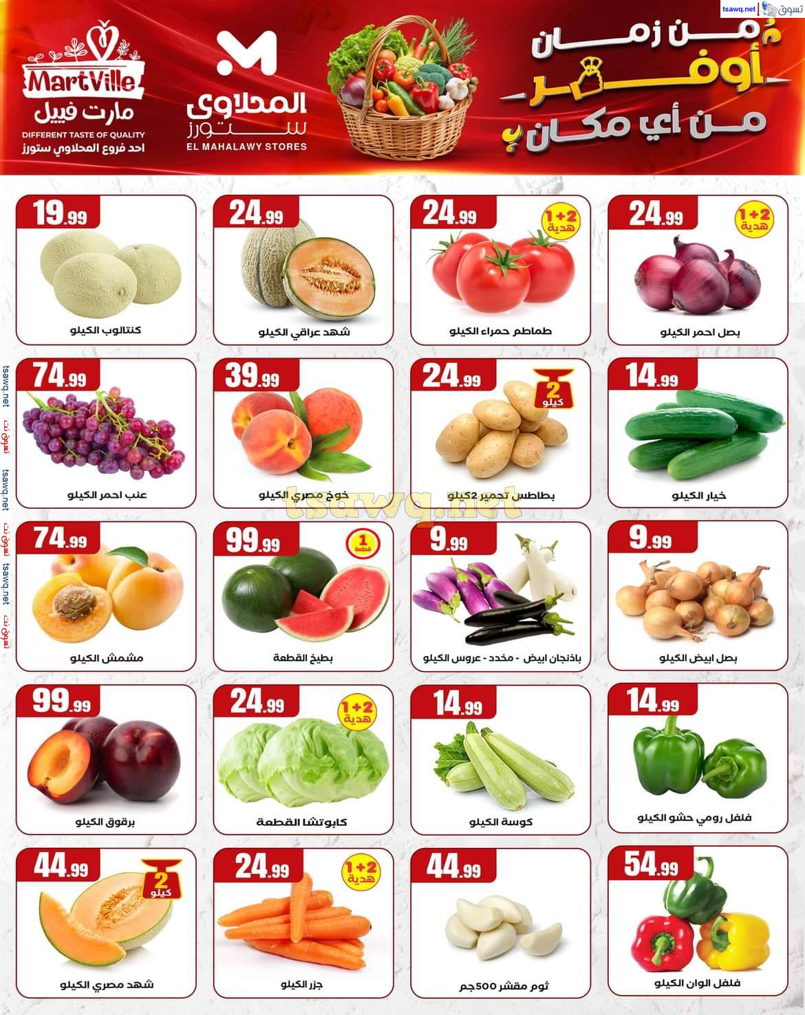 عروض المحلاوى ستورز ومارت فييل من 8 حتى 14 مايو 2025 عروض التوفير
