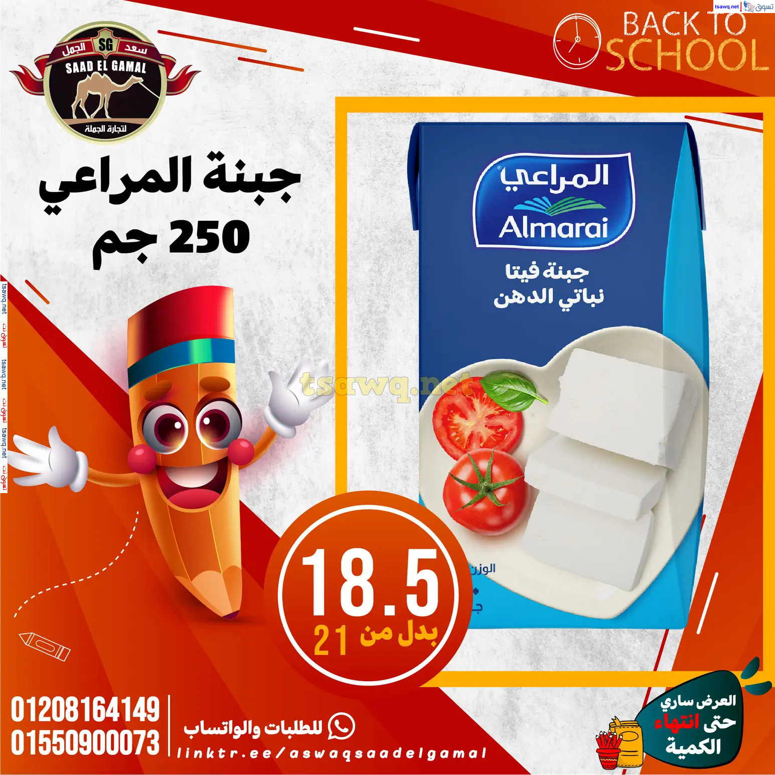 عروض أسواق سعد الجمل الأسكندرية من 12سبتمبر 2024 العودة إلى المدرسة