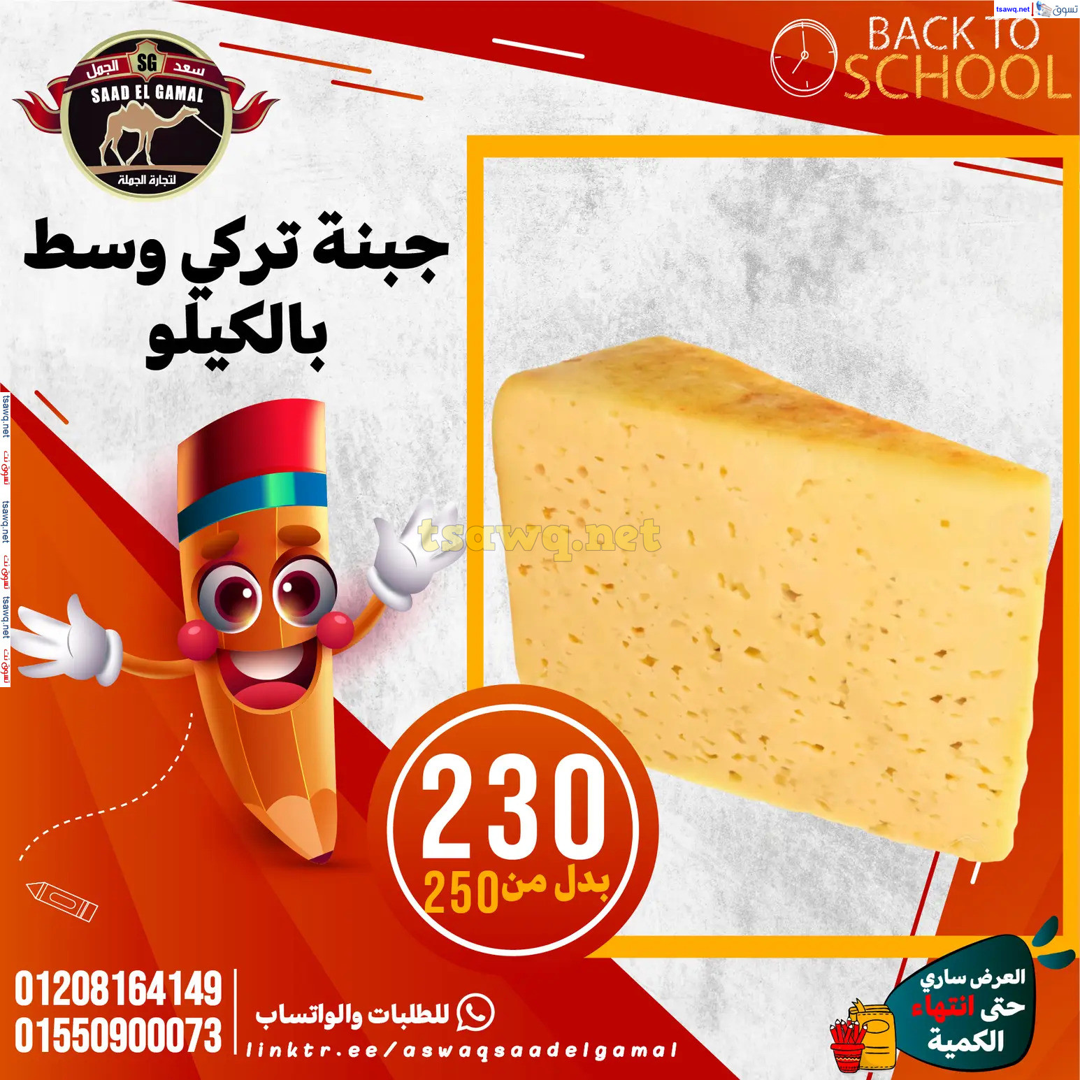 عروض أسواق سعد الجمل الأسكندرية من 12سبتمبر 2024 العودة إلى المدرسة