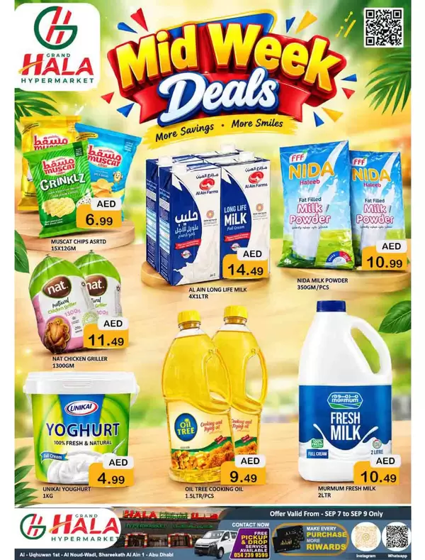 Grand Hala Hypermarket Al Ain offers from 7 to 9 September 2026 Midweek
