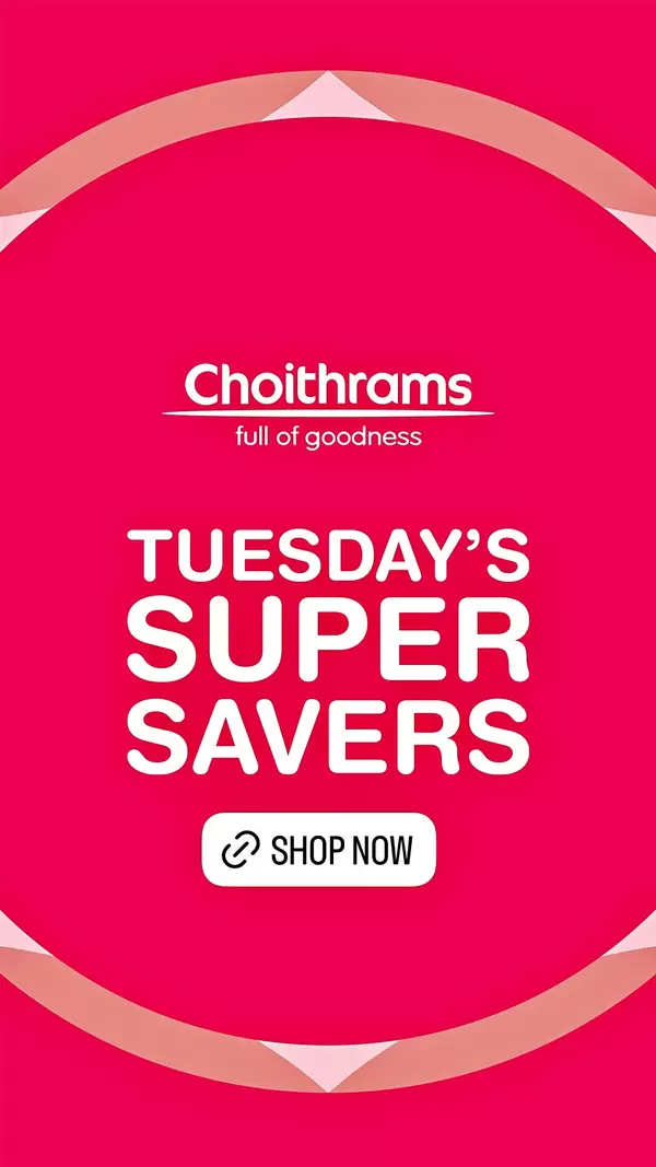 Choithrams UAE offers Tuesday 8 September 2026 Super Savers