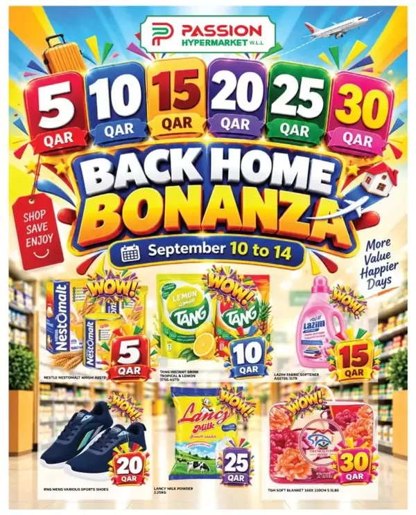 Passion Hypermarket Doha offers to 14 September 2026 Back to Home