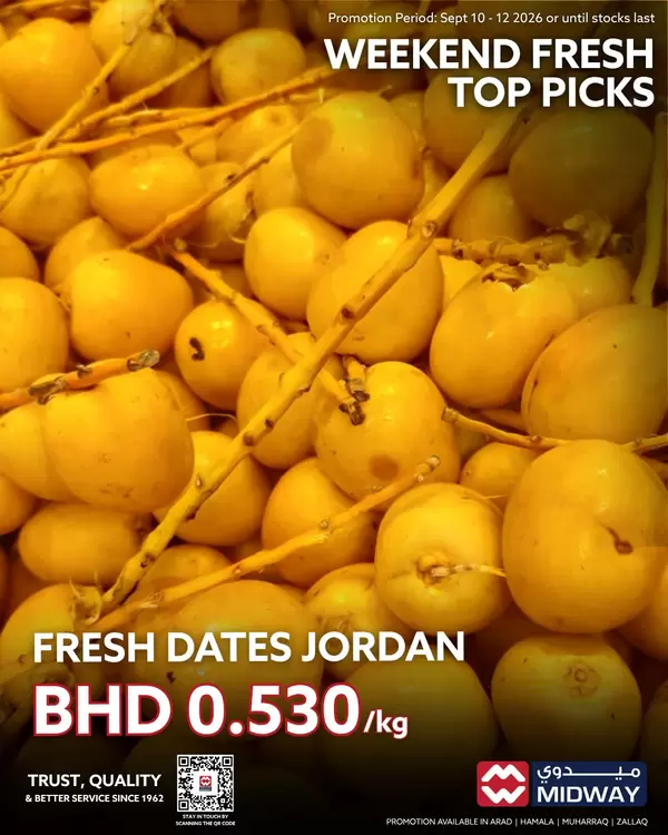 Midway Market Bahrain offers from 10 to 12 September 2026 Fresh Deals
