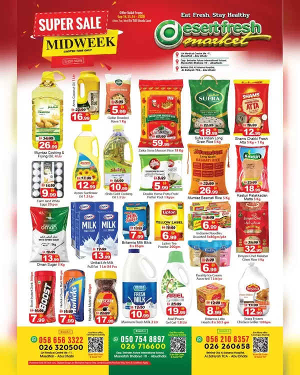 Desert Fresh Market Abu Dhabi offers to 16 September 2026 Midweek