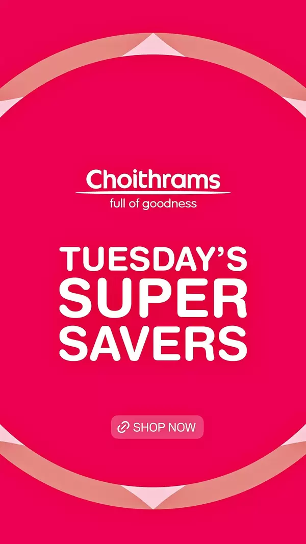 Choithrams UAE offers Tuesday 22 September 2026 Super Savers